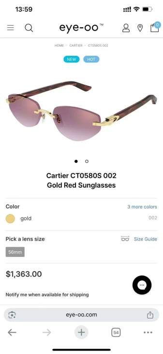 Picture of Cartier Sunglasses _SKUfw79479309fw